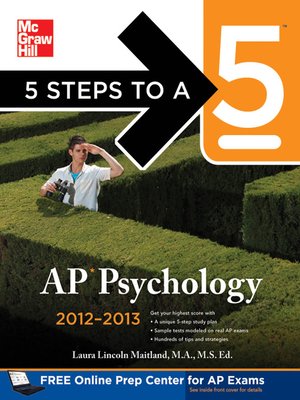 cover image of 5 Steps to a 5 AP Psychology, 2012-2013 Edition